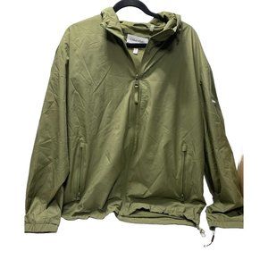 Calvin Klein Mens Jacket Size XXL Olive Green Lightweight Hike Zip Parka, New